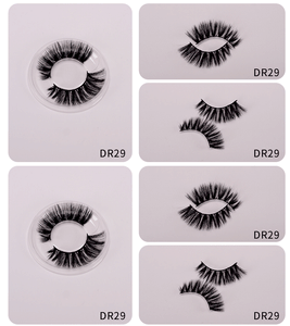 Wholesale women 5D stereoscopic effect chemical fiber false eyelashes 15-18mm(EY8017)