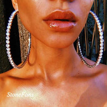 Load image into Gallery viewer, Wholesale women&#39;s fashion rhinestone earrings(A0039)
