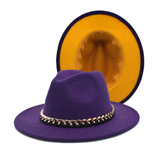 Wholesale new chain of two - color hat（A0047)