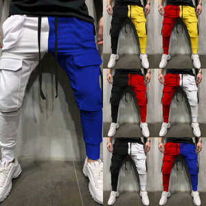 Wholesale men's matching color casual pants(ML8004)