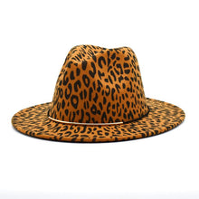 Load image into Gallery viewer, Wholesale women&#39;s woolen leopard jazz hat（A0054）
