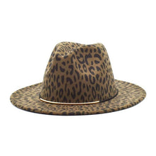 Load image into Gallery viewer, Wholesale women&#39;s woolen leopard jazz hat（A0054）
