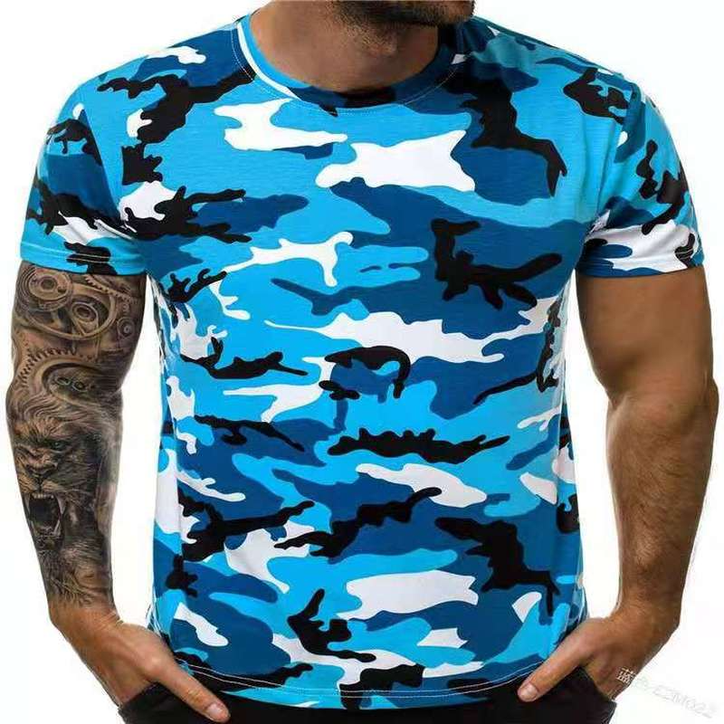 Wholesale men's new sexy camouflage tshirts（ML8057)