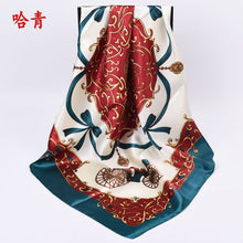 Load image into Gallery viewer, Carriage Printed Satin Scarf （A0155）
