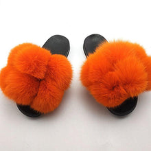 Load image into Gallery viewer, Wholesale fur slippers (FR8020)
