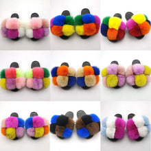 Load image into Gallery viewer, Wholesale fur slippers (FR8019)
