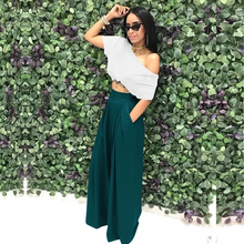 Load image into Gallery viewer, Wholesale fashion personalized speaker pants wide leg casual pants（CL9329）
