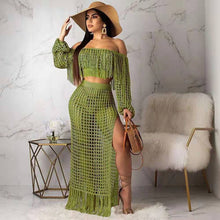 Load image into Gallery viewer, Wholesale women fashion beach dress 2PC(CL8667)
