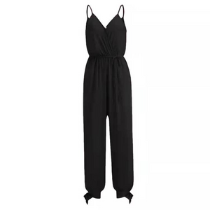 Wholesale women's sexy open back suspender Jumpsuit(CL8921）