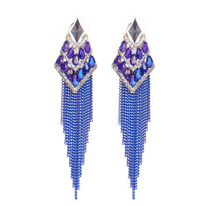 Diamond Alloy Rhinestone Earrings （A0156）