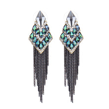 Load image into Gallery viewer, Diamond Alloy Rhinestone Earrings （A0156）
