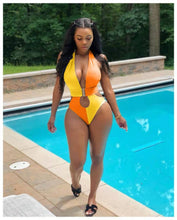 Load image into Gallery viewer, lekima.myshopify.com Wholesale women&#39;s solid color stitching one-piece swimsuit（CL8727）
