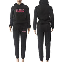 Load image into Gallery viewer, Letter Printed Hoodie Two-Piece Set（CL10895）
