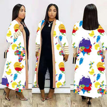 Load image into Gallery viewer, Printed Thickening Lip Leopard Print Nylon Long Coat（CL10981）
