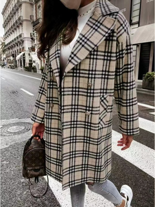 Wholesale suit collar women's wool coat（CL9645）