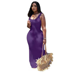 Wholesale women's sexy multicolor big swing dresses（CL8725）