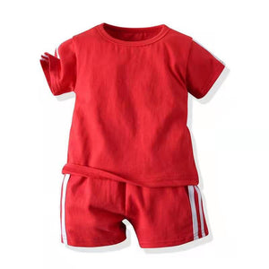 Wholesale children's solid color sports suit(TL8005)