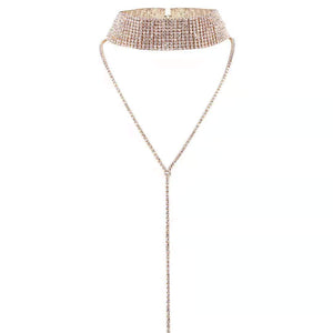 Wholesale women trend full diamond necklace(A0084)