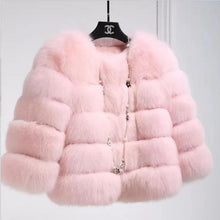 Load image into Gallery viewer, Wholesale round neck short imitation fox fur grass coat women&#39;s wear（CL9461）
