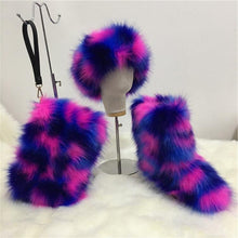 Load image into Gallery viewer, Adult Faux Fur Headband/Boots/Bag set (SE8017)
