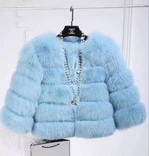 Load image into Gallery viewer, Wholesale round neck short imitation fox fur grass coat women&#39;s wear（CL9461）
