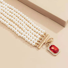 Load image into Gallery viewer, Wholesale women&#39;s fashion imitation pearl necklace(A0075)
