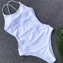 Load image into Gallery viewer, Wholesale women&#39;s sexy solid color one-piece swimsuit（CL8644）
