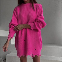 Load image into Gallery viewer, Wholesale round neck Pullover long sleeve sweater for women（CL9661）
