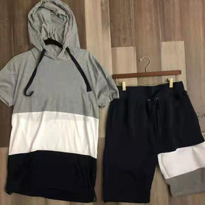 Wholesale men's casual loose sports suit 2PC(ML8045)