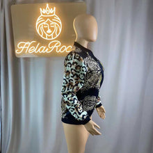 Load image into Gallery viewer, Wholesale men&#39;s casual slim leopard print jacket(ML8087)
