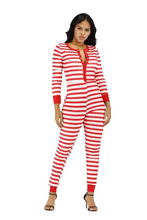 Load image into Gallery viewer, Wholesale fashion casual stripe printed embroidered Christmas Jumpsuit（CL9644）
