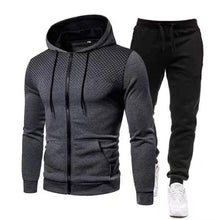 Load image into Gallery viewer, Wholesale men&#39;s winter fashion hooded suit 2PC（ML8022）
