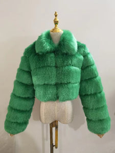 Wholesale women's winter faux fur coats （CL8259)