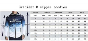 Wholesale men's fashion gradient color hooded jacket（ML8093）