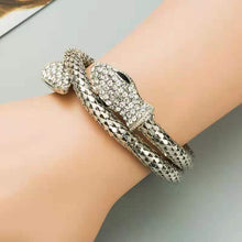 Load image into Gallery viewer, New Punk Snake Alloy Bracelet Set with Diamond(A0096)
