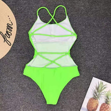 Load image into Gallery viewer, Wholesale women&#39;s sexy solid color one-piece swimsuit（CL8644）
