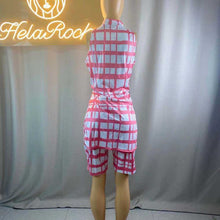 Load image into Gallery viewer, Wholesale large women&#39;s fashion leisure lattice suit 2PC（CL9172）
