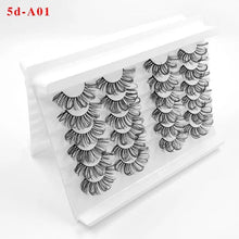 Load image into Gallery viewer, Wholesale 24 pairs of 5D long imitation mink hair, 25 mm thick false eyelashes（EY8026）
