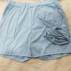 Wholesale women's casual printed short sleeve suit 2PC(CL8783)