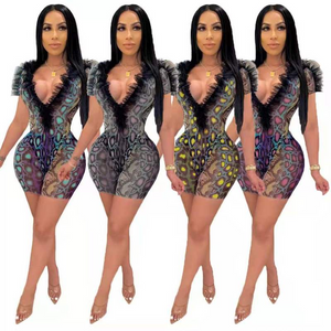 Wholesale women's sexy stitching mesh gauze suit 2PC(CL9137)