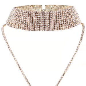 Wholesale women trend full diamond necklace(A0084)