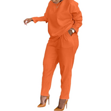 Load image into Gallery viewer, Wholesale thickened fabric leisure solid color suit（CL9517）
