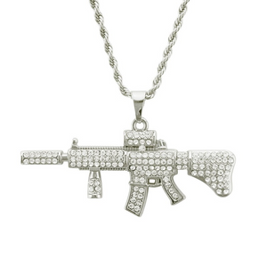 Wholesale AK47 submachine gun Pendant Necklace accessories（A0121）