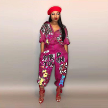 Load image into Gallery viewer, Wholesale Casual Print Graffiti Jumpsuit(CL9816)
