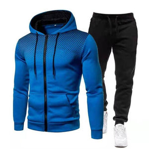 Wholesale men's winter fashion hooded suit 2PC（ML8022）