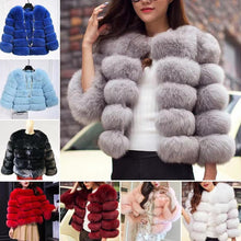 Load image into Gallery viewer, Wholesale round neck short imitation fox fur grass coat women&#39;s wear（CL9461）
