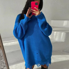 Load image into Gallery viewer, Wholesale round neck Pullover long sleeve sweater for women（CL9661）
