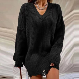 Wholesale round neck Pullover long sleeve sweater for women（CL9661）