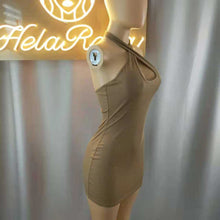 Load image into Gallery viewer, Wholesale hollow out one-step skirt with open back, neck and buttocks（CL9113）
