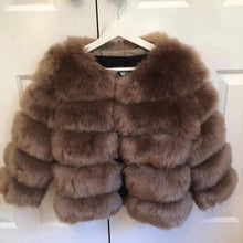 Load image into Gallery viewer, Wholesale round neck short imitation fox fur grass coat women&#39;s wear（CL9461）
